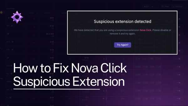 How to Fix Nova Click Suspicious Extension | BullX Fix